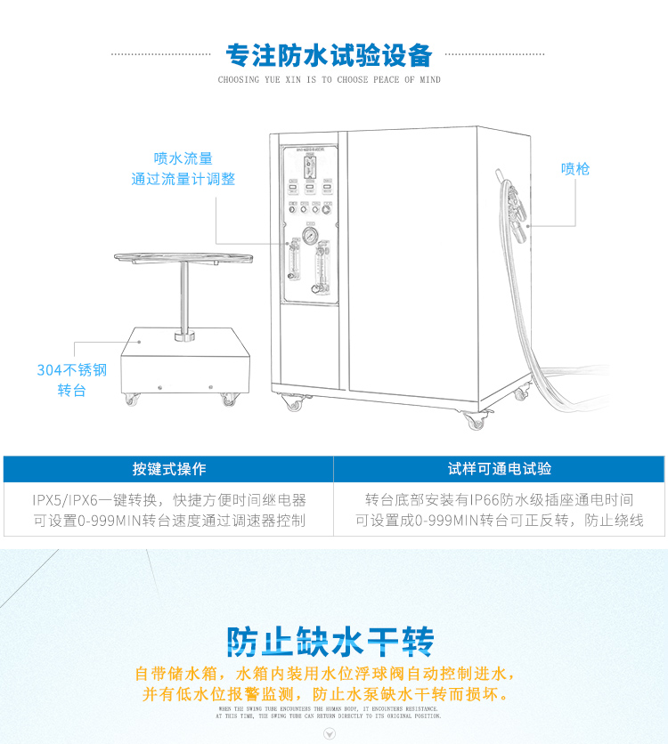 噴水試驗(yàn)裝置