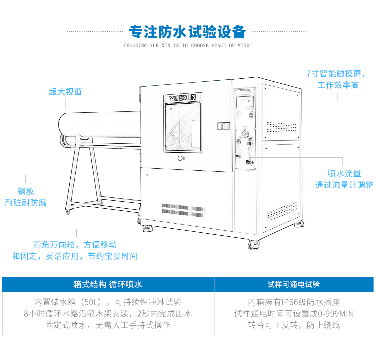 汽車電機(jī)IP65防水測試設(shè)備