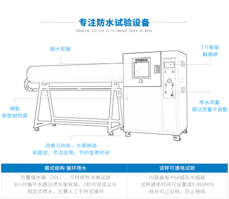 IP65防水試驗(yàn)箱